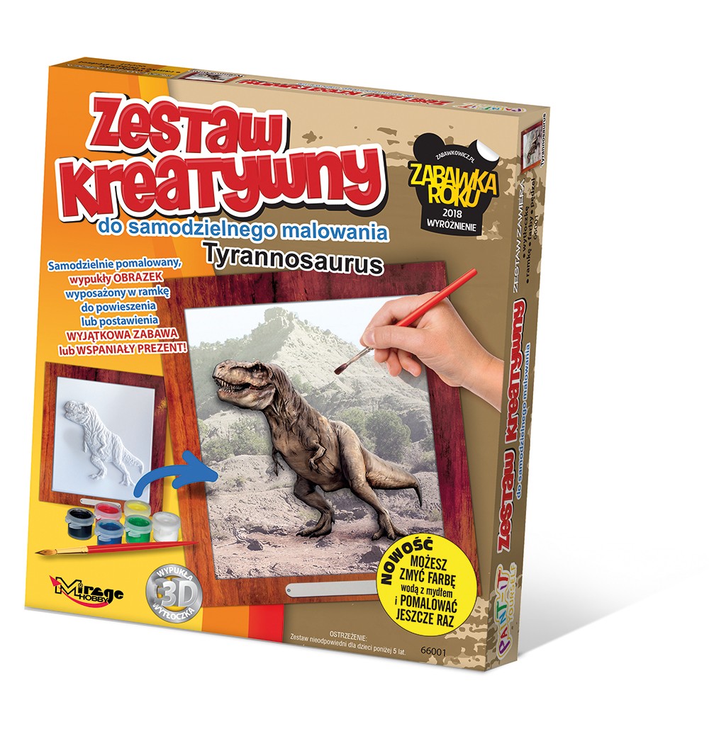 Zestaw kreatywny Dino - Tyrannosaurus