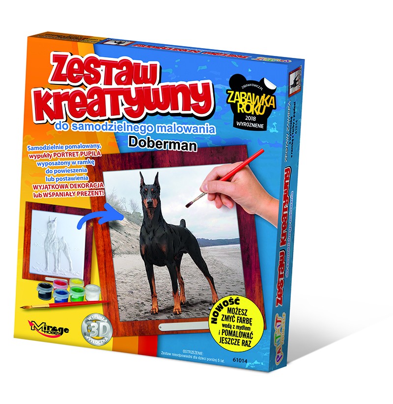 Zestaw kreatywny Seria Psy Doberman