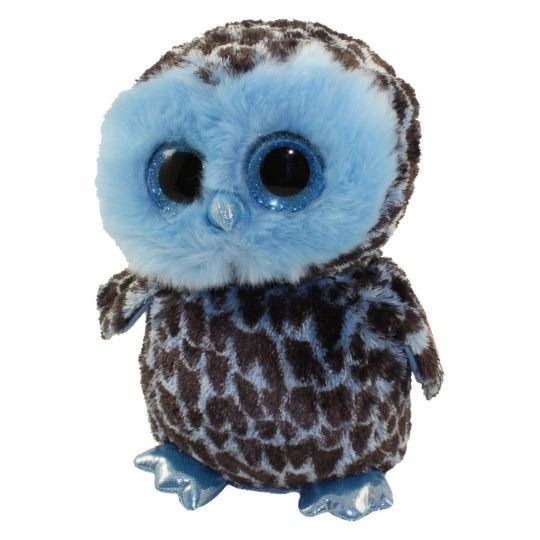 Maskotka Pluszowa TY Beanie Boos Niebieska sowa Yago 24 cm