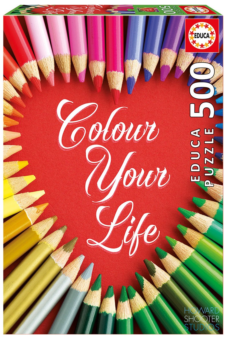 Puzzle 500 elementów Colour your life