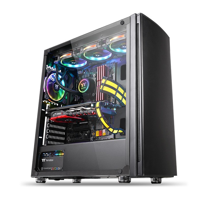 Obudowa Versa H27 USB3.0 Tempered Glass - Czarny