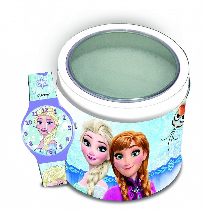 DIAKAKIS Zegarek analogowy Frozen w puszce