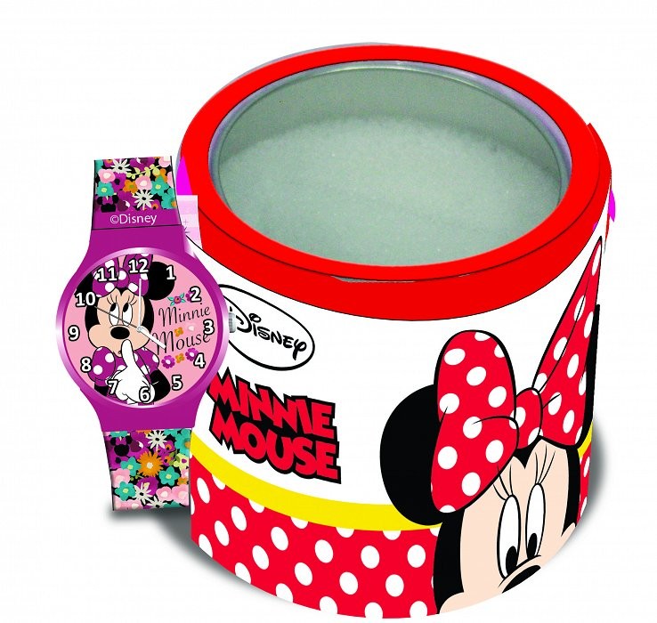 DIAKAKIS Zegarek analogowy Minnie w puszce