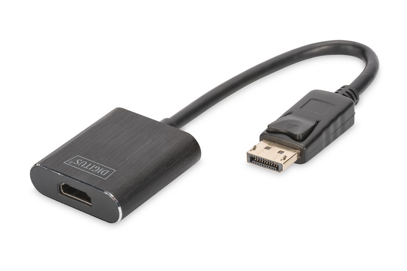 Konwerter/adapter audio-video DisplayPort 1.4 do HDMI 2.0, 4K 60Hz UHD HDR, z audio