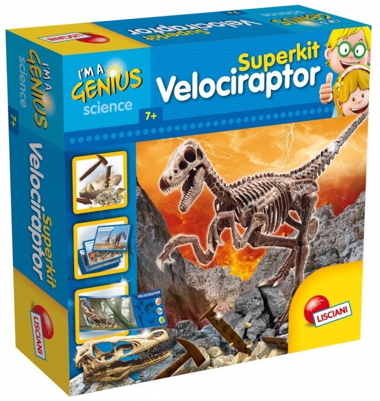 Zestaw edukacyjny Im a Genius - Super zestaw, Welociraptor