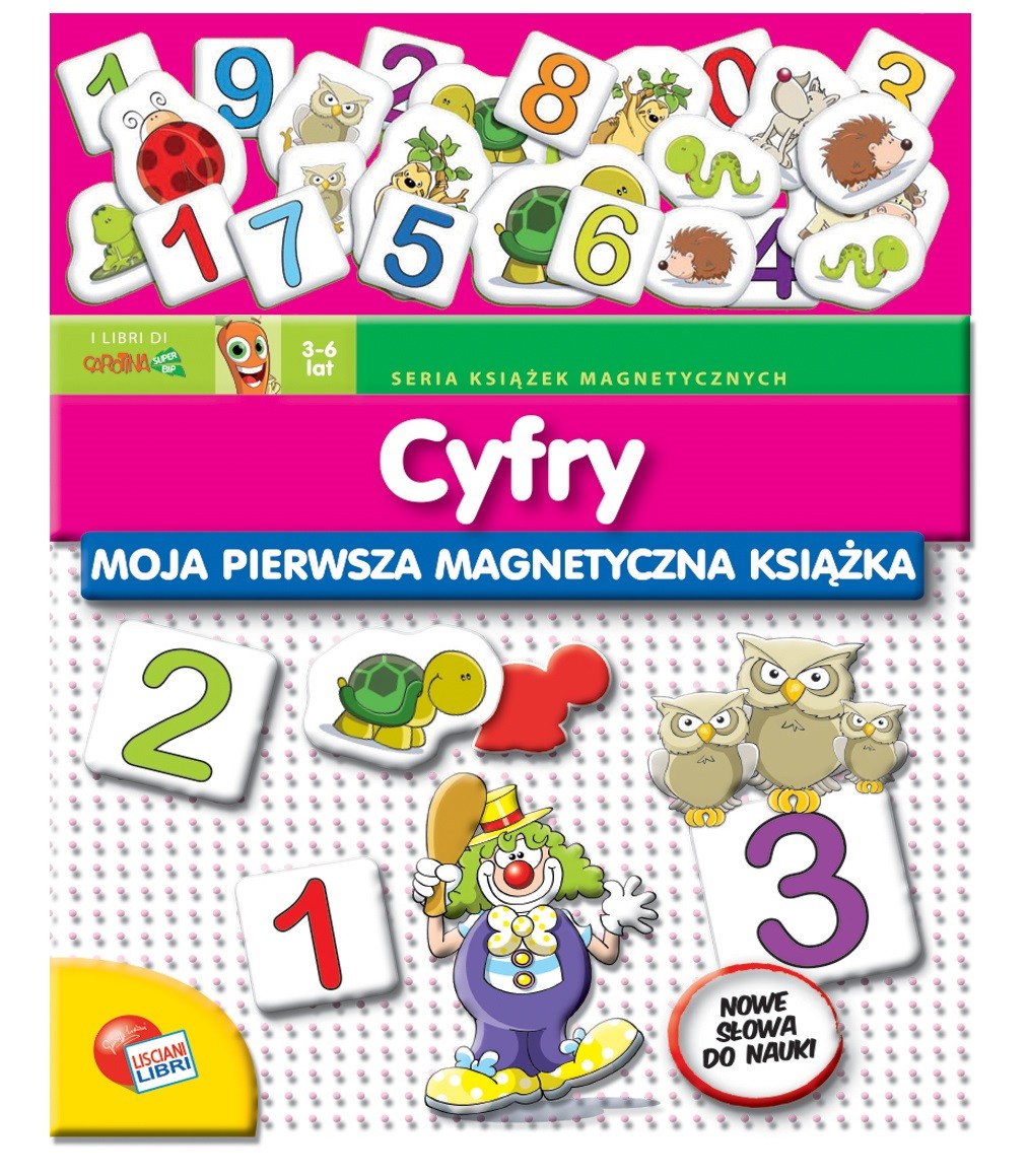 Książeczka magnetyczna Książeczki Carotiny - Cyfry