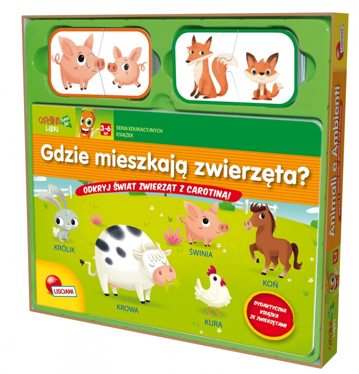 Książeczki Carotiny - Gdzie mieszkają zwierzęta