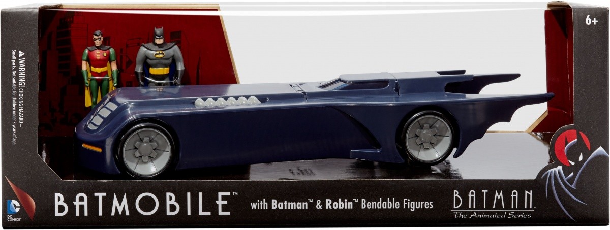 Zestaw NJ Croce Batmobil Batman i Robin - 2 mini figurki