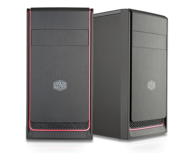 Obudowa MasterBox E300L czarno-czerwona (USB 3.0) 