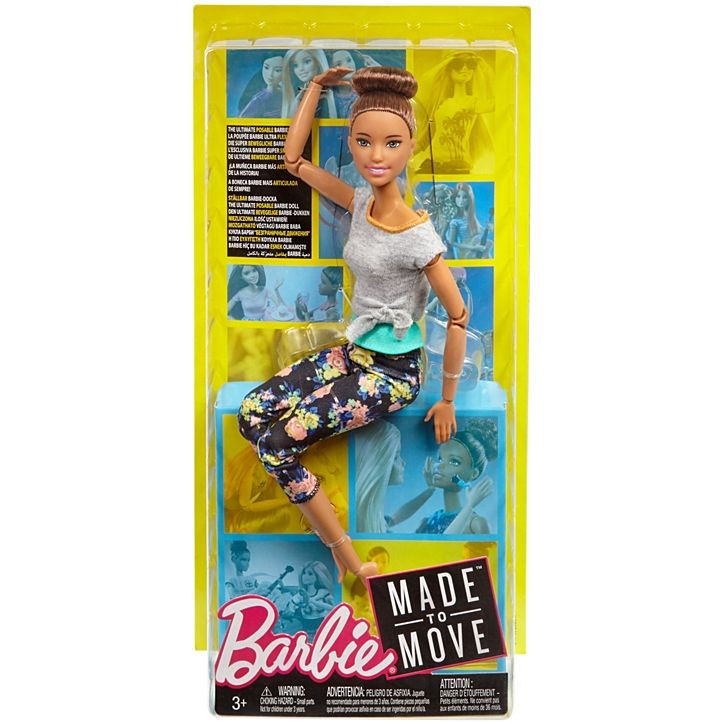 Lalka Barbie Made to Move - brunetka