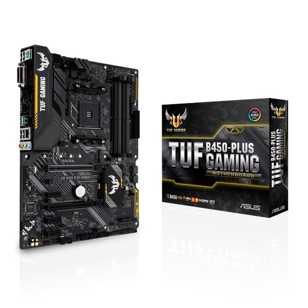 Płyta główna TUF B450-PLUS GAMING AM4 4DDR4 DVI/HDMI/M.2 ATX 