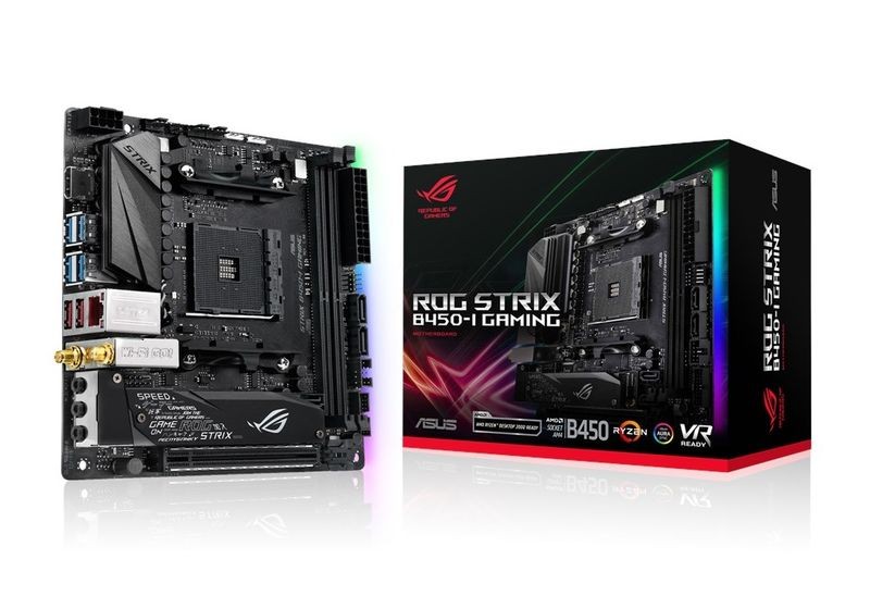 Płyta główna ROG STRIX B450-I GAMING AM4 2DDR4 HDMI/M.2 ITX 