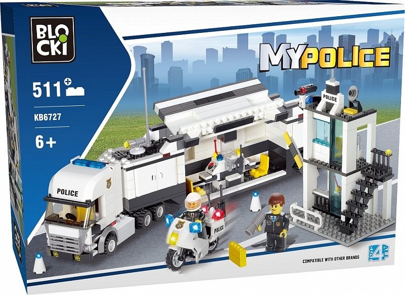 Klocki MyPolice 511 elementów - Mobilna komenda