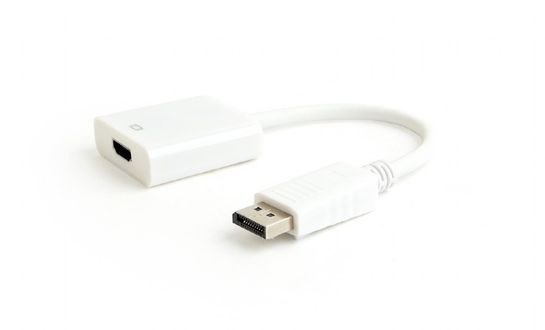 Adapter DisplayPort v1.2/HDMI/biały 