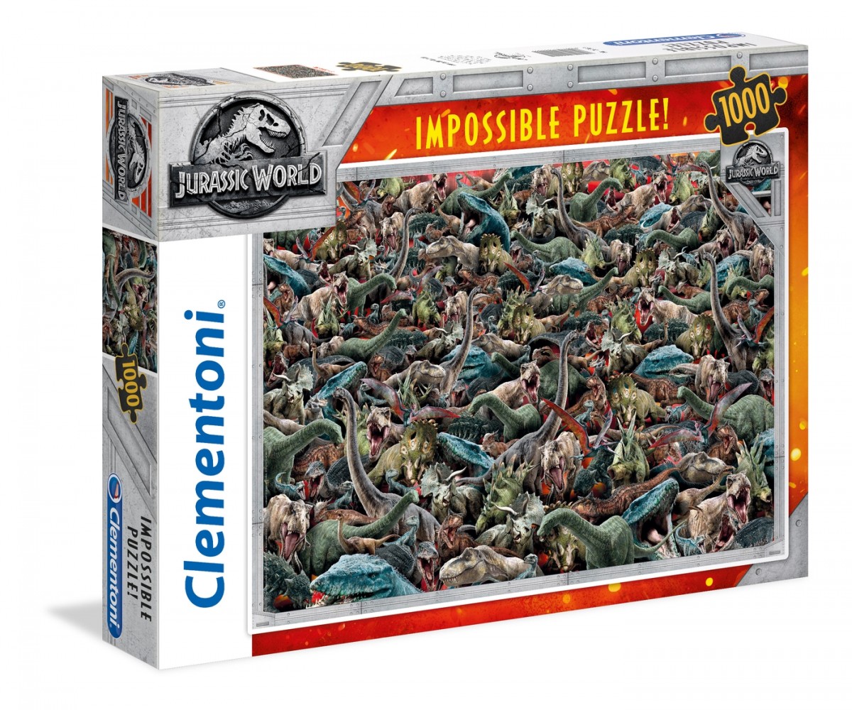 Puzzle 1000 elementów Impossible Jurassic World