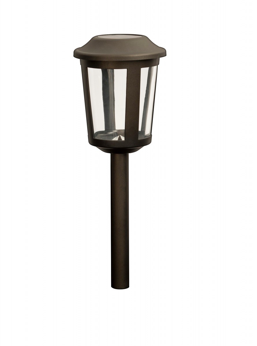 Lampa solarna ogrodowa LED metal-szkło 5lm 8h 6 sztuk