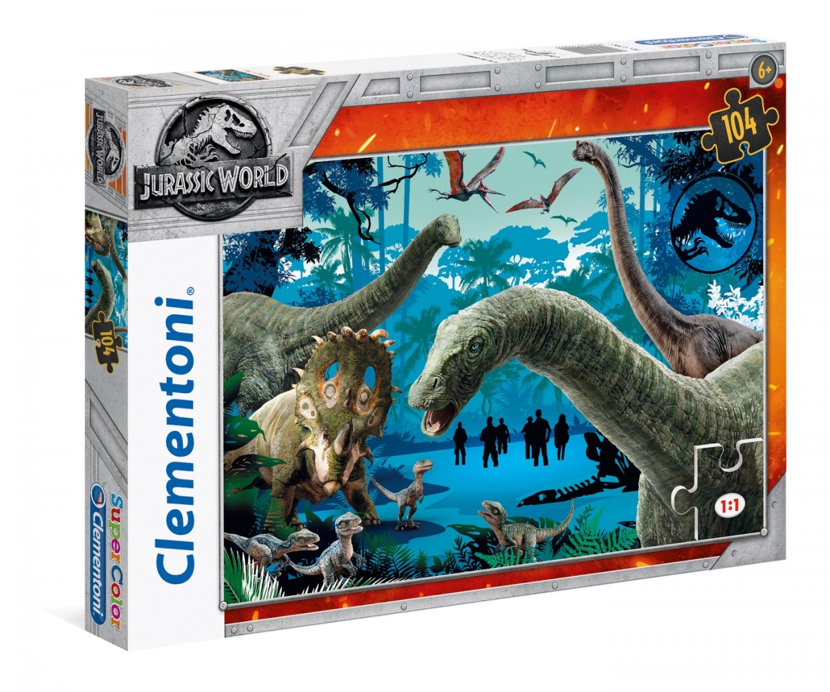 Puzzle 104 elementy Jurassic World