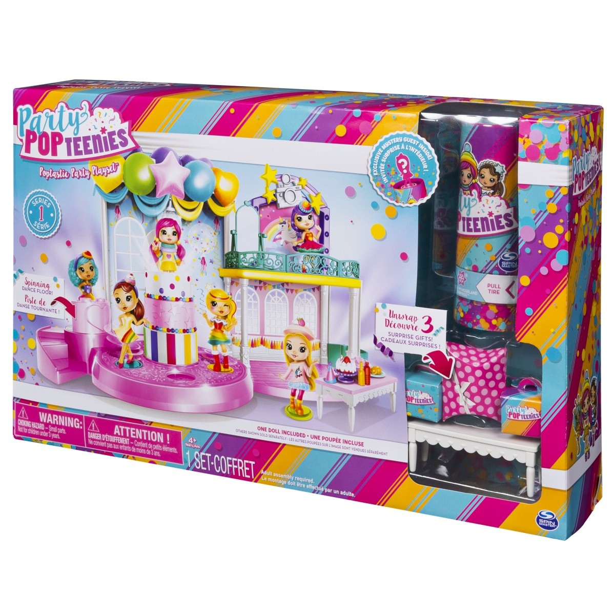 Figurki PARTY POPTEENIES Super impreza, Zestaw z akcesoriami