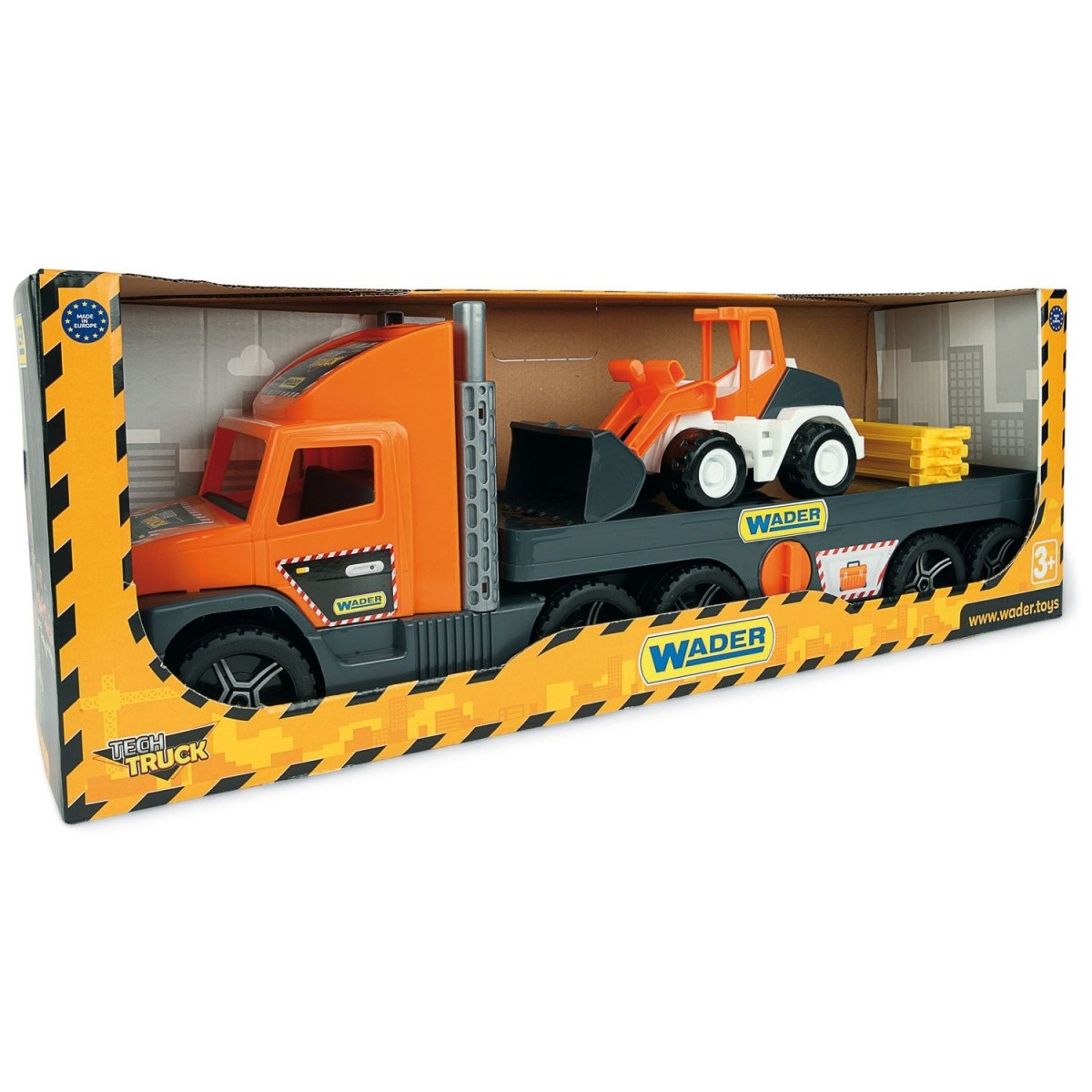 Laweta ze spychaczem Super Tech Truck