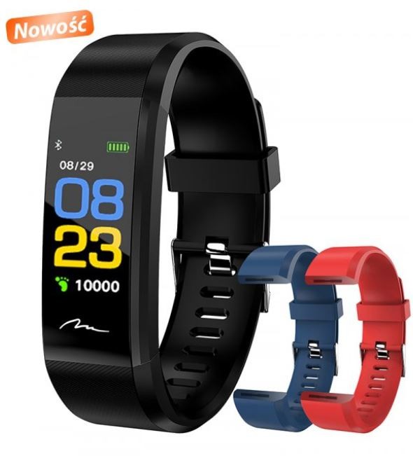 Smartband z pomiarem ciśnienia krwi, pulsu MT859 