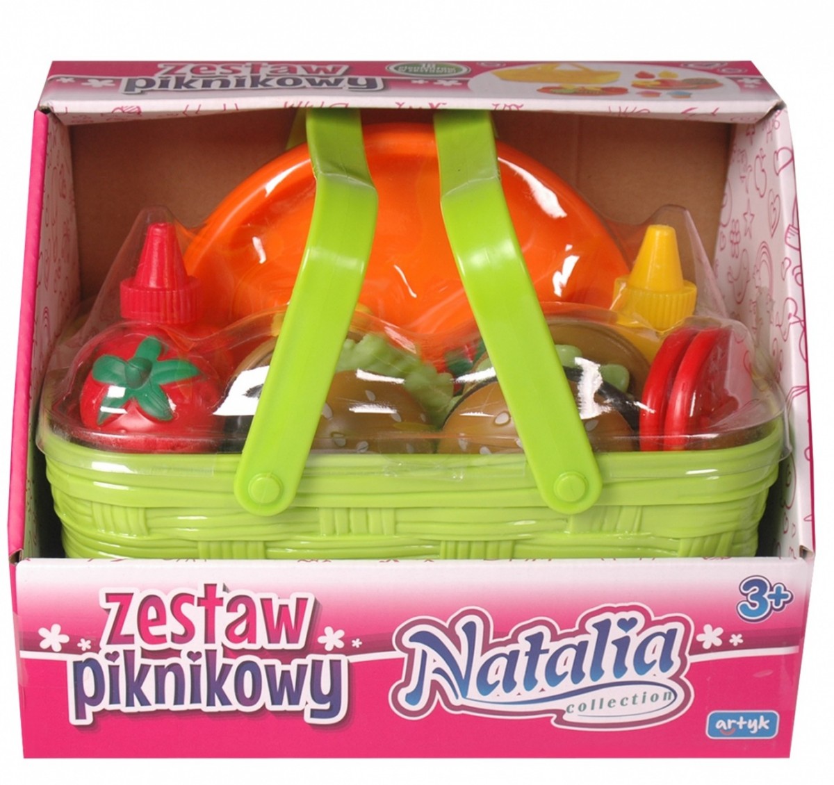 Zestaw piknikowy Natalia zielony