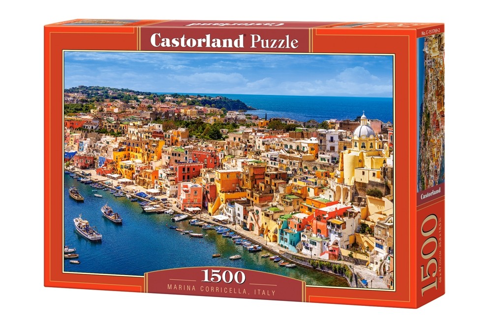 Puzzle 1500 elementów - Marina Corricella, Włochy