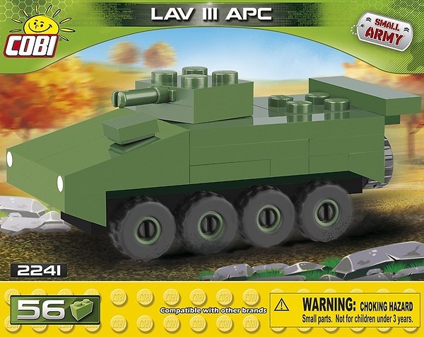 Klocki Mała Armia 56 elementów LAV III APC Nano