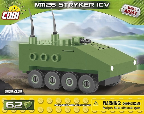 Klocki Mała Armia 62 elementy  M1126 Stryker ICV Nan