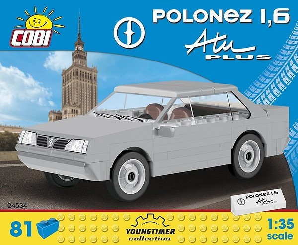 Klocki Youngtimer Collection 81 elementów Polonez 1,6 Atu Plus