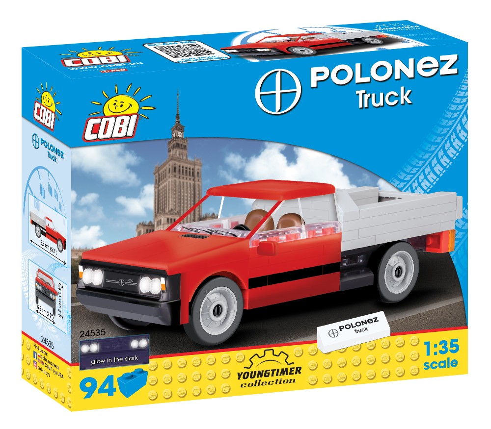 Klocki Youngtimer Collection 94 elementów FSO Polonez Truck