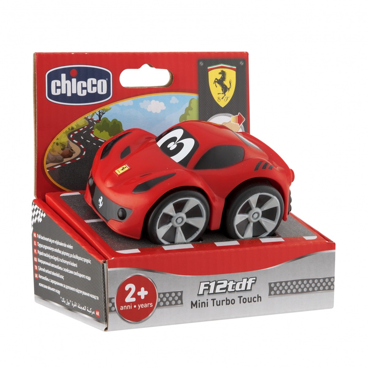 Samochód Mini Turbo Touch Ferrari czerwony F12