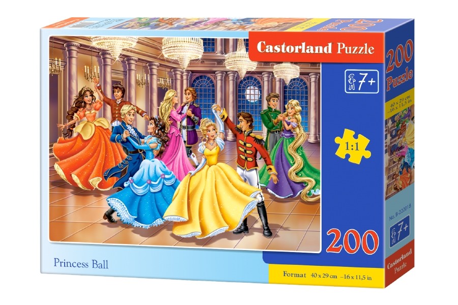 Puzzle 200 elementów - Bal Księżniczek