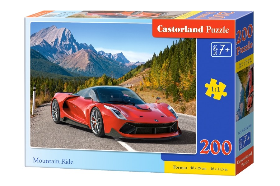 Puzzle 200 elementów - Jazda górska