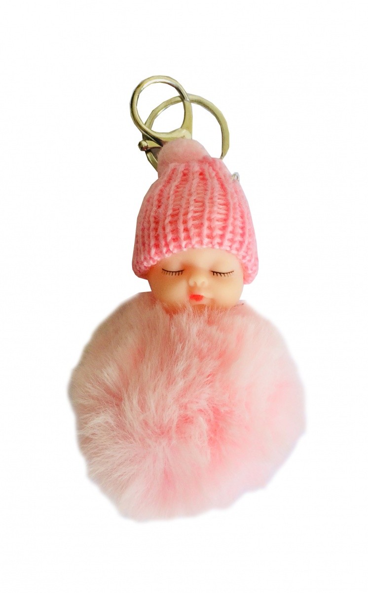Brelok pompon Baby display 12 sztuk MIX wzorów