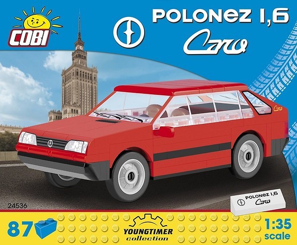 Klocki Youngtimer Collection 87 elementów Polonez 1,6 Caro