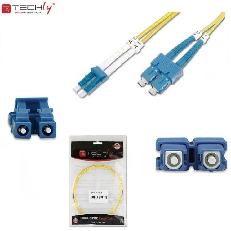 Światłowód krosowy LC-SC duplex 3m 9/125 OS2 jednomodowy 