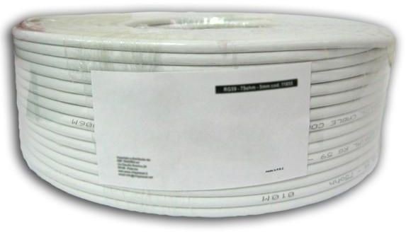 Kabel instalacyjny skrętka U/UTP Cat5e 4x2 linka CCA 100m szary 