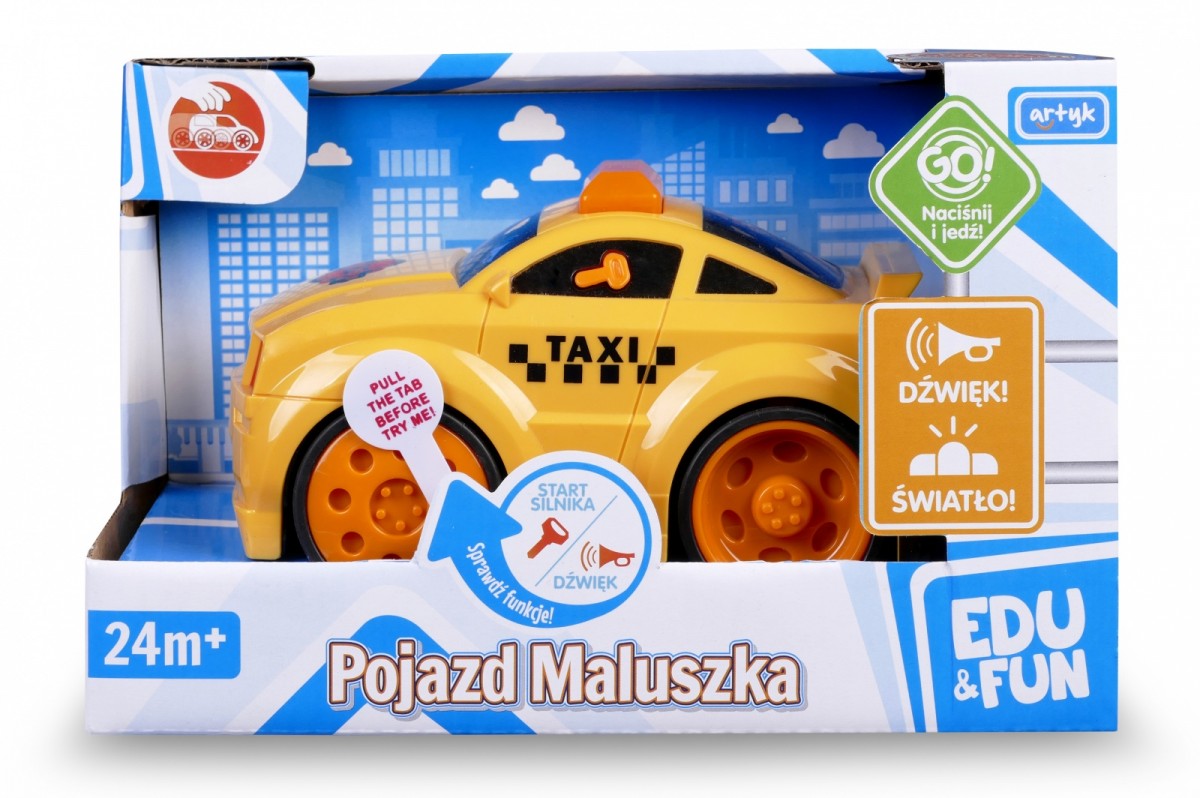 Pojazd Maluszka EDU&FUN żółty