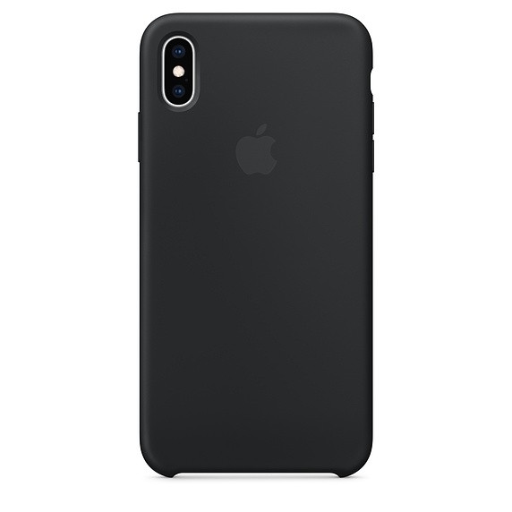 Etui silikonowe iPhone XS Max - czarne