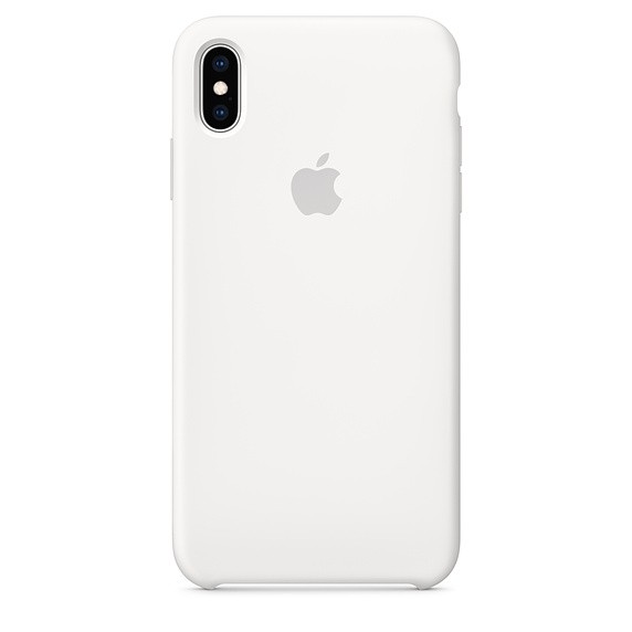 Etui silikonowe iPhone XS Max - białe