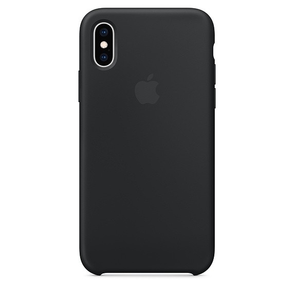 Etui silikonowe iPhone XS - czarne