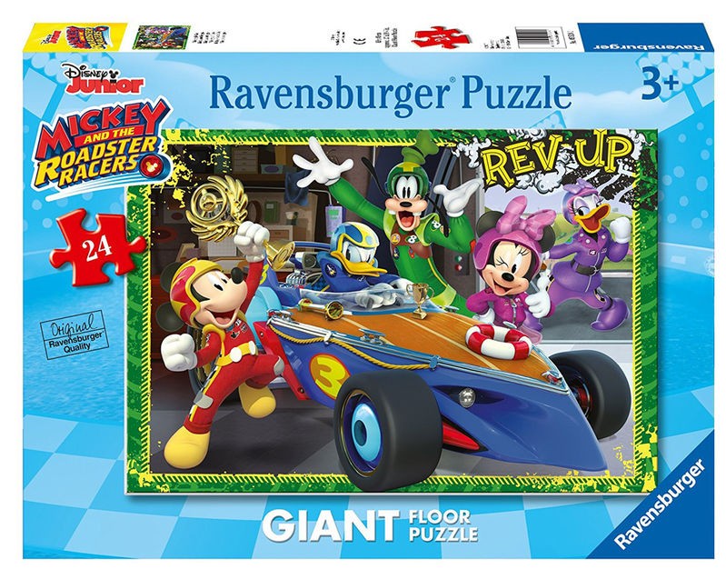 Puzzle 24 elementy Mickey i Raźni Rajdowcy