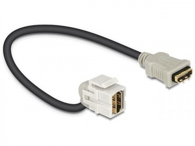 Moduł keystone gniazdo HDMI F - HDMI F 110 na kablu 22cm do puszki montażowej