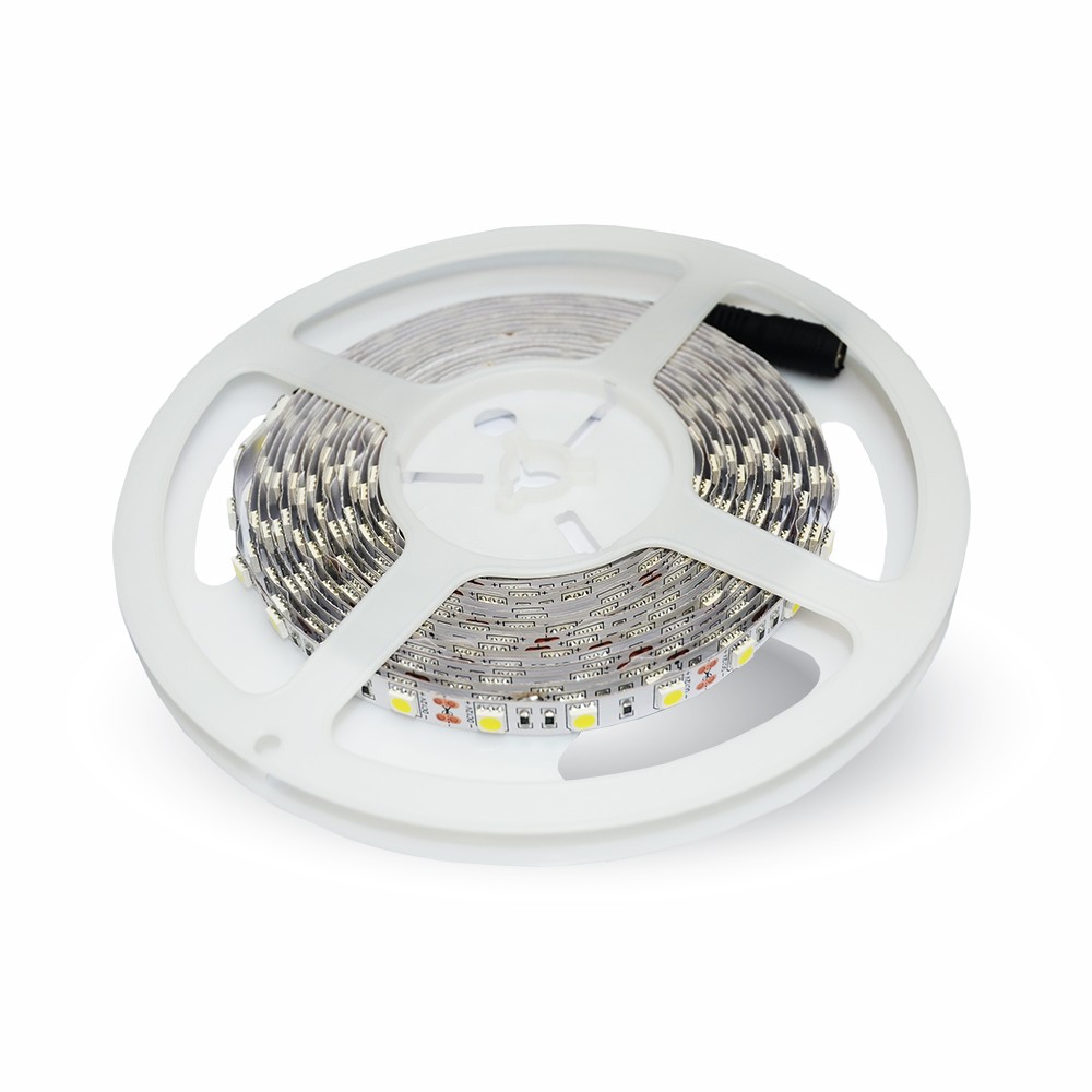 TAŚMA LED SMD VT-5050 60/300 10,8W/54W 4500K IP20 12V      5MX10MM 