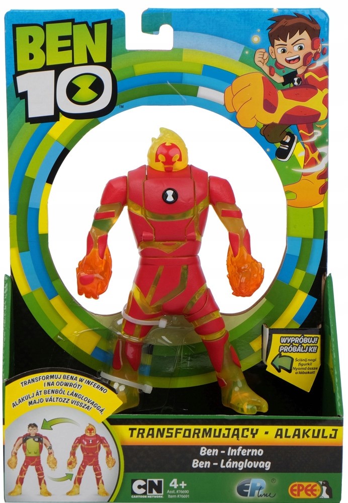 Figurka Transformująca deluxe Ben 10 15 cm - Inferno