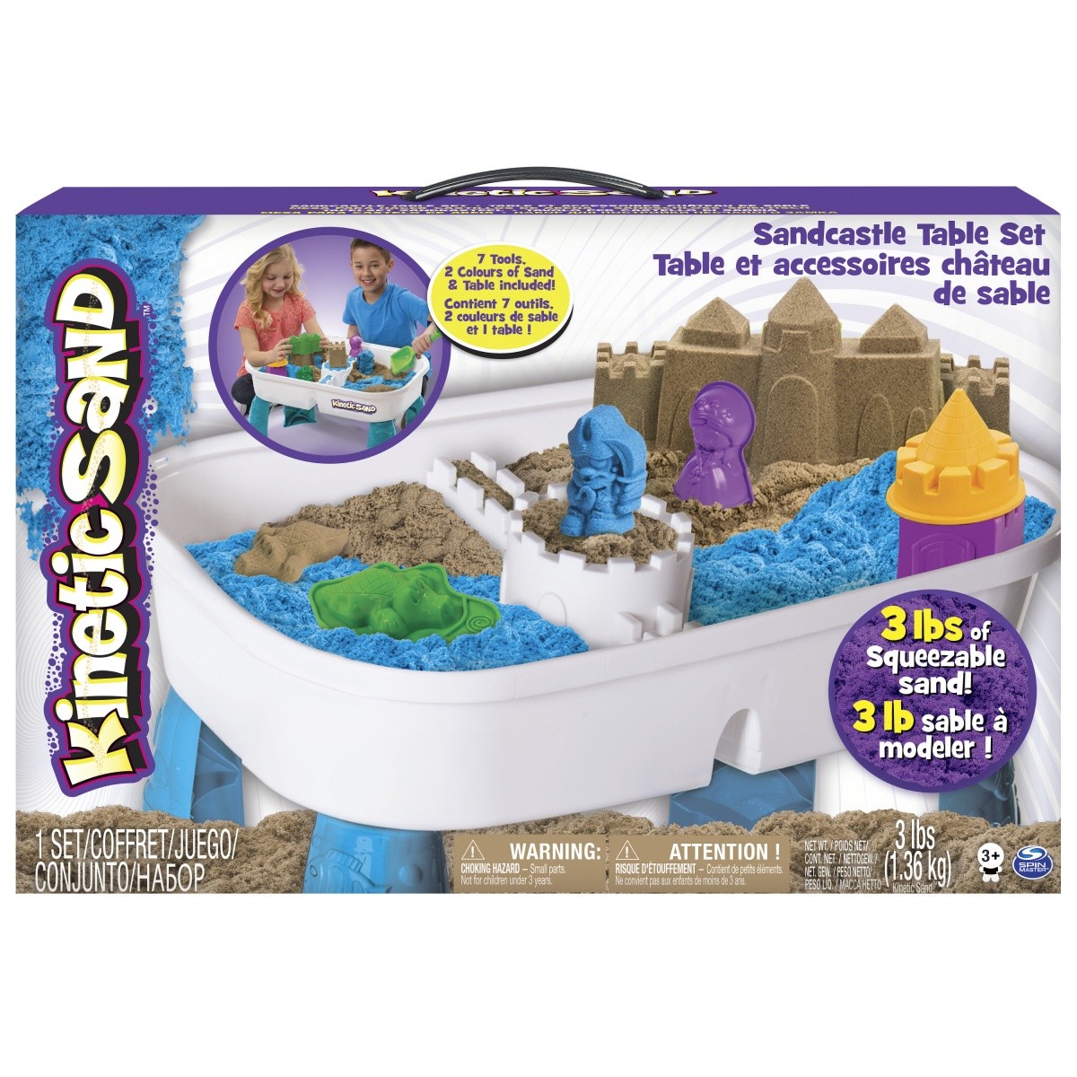 Piasek kinetyczny Kinetic Sand + stolik