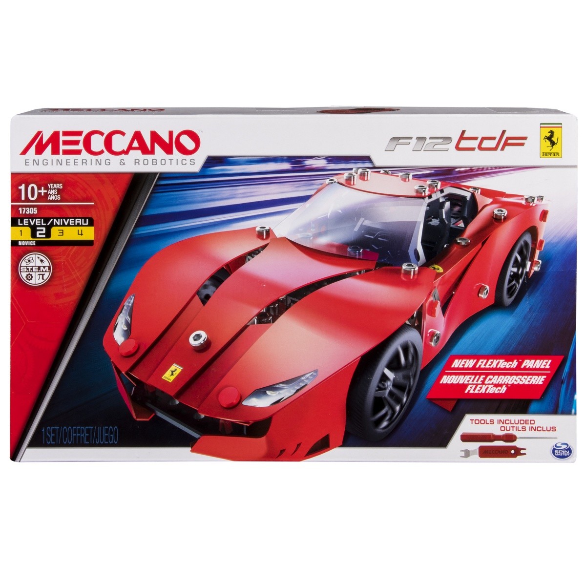 Zestaw konstrukcyjny MECCANO Sportowy samochód, , Ferrari F12