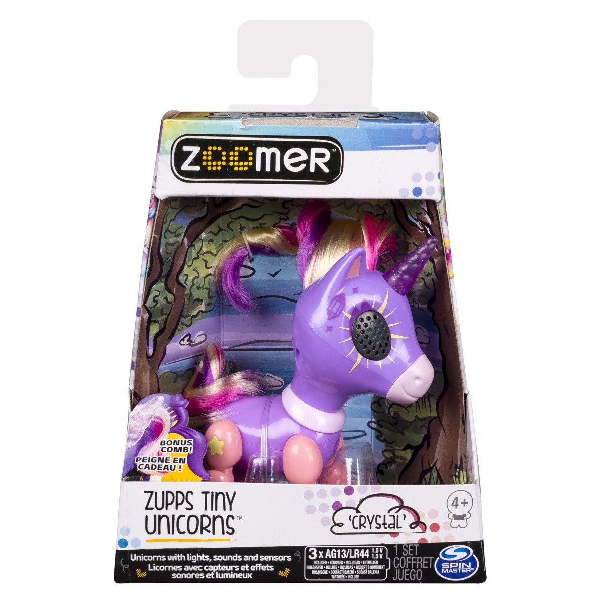 Figurka ZOOMER Interaktywny Jednorożec, Crystal