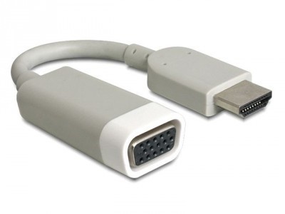 Adapter HDMI-A(M)->VGA(F) 15cm 