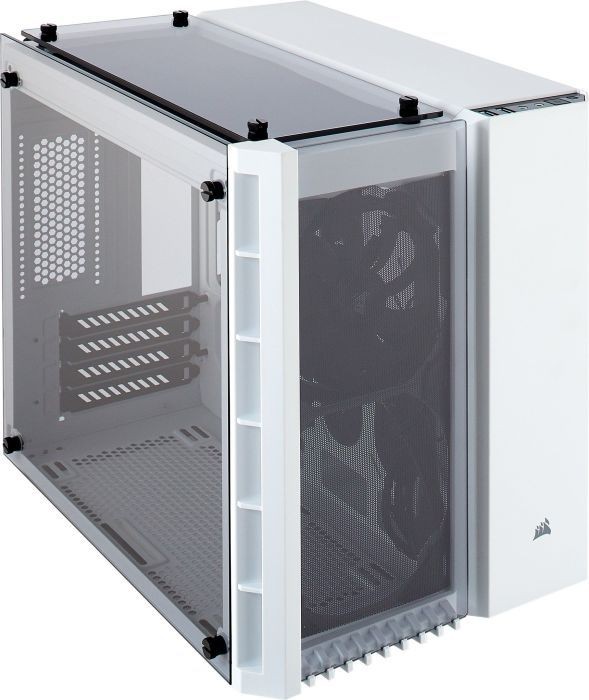 Obudowa Crystal Series 280X TG Micro ATX biała